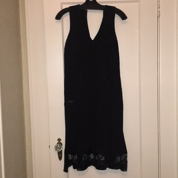 Jonathan Simkhai Lace Applique Drop Waist Dress - Picture 2 of 7